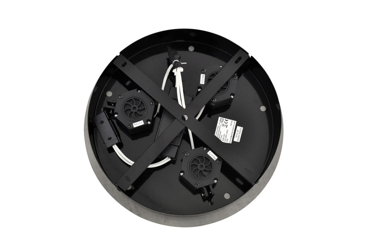 LED-HÄNGELEUCHTE Gubbio 49/150/49 cm  - Schwarzchrom, Design, Metall (49/150/49cm)