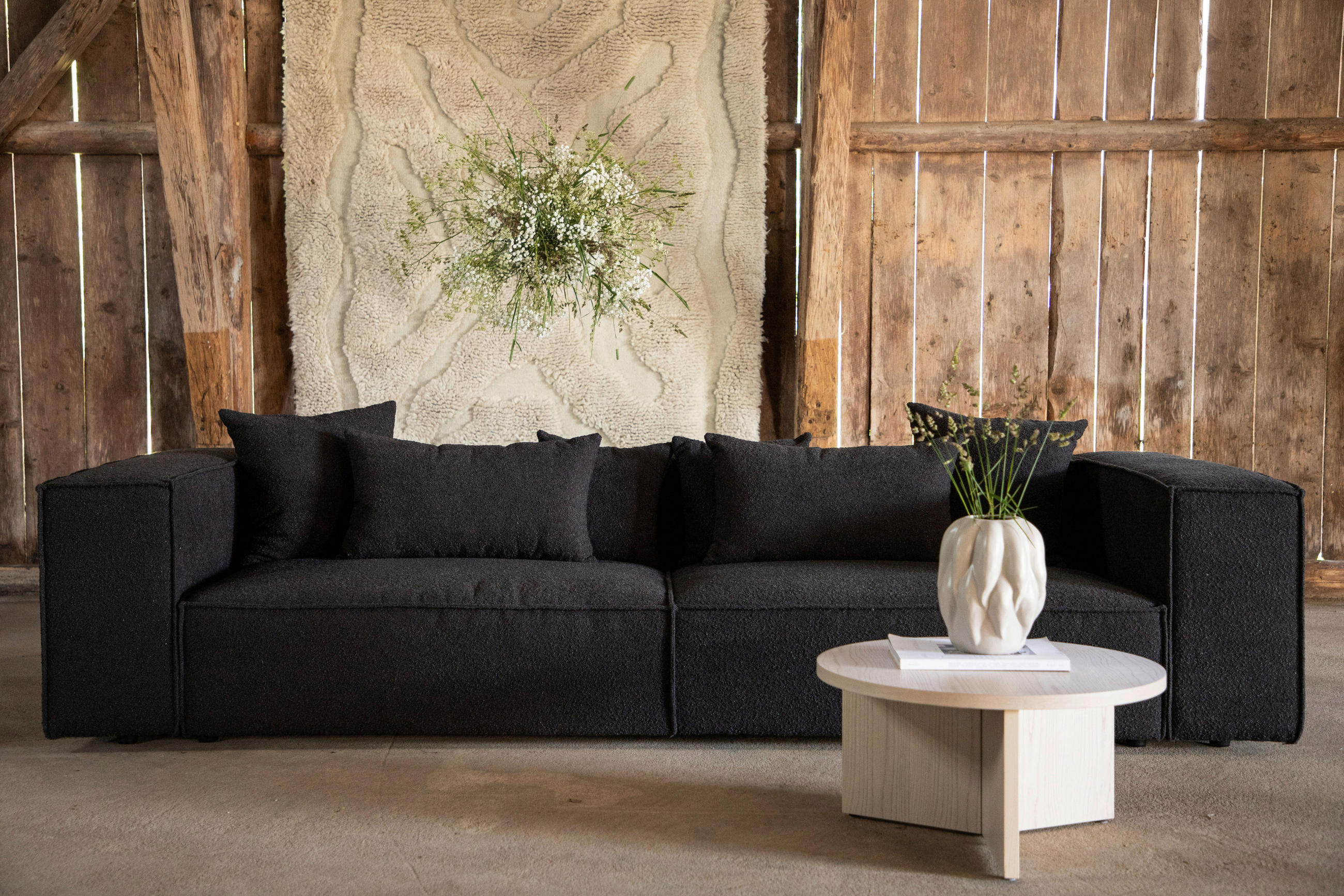 2-SITS SOFFA i textil  - Design, textil (284/62/114cm) - Livetastic