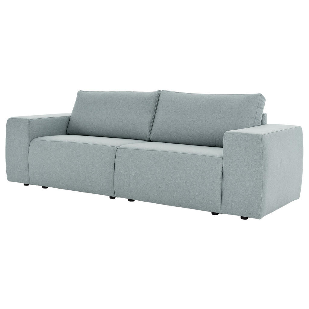 Thumbnail - Looks by W.Joop 2-Sitzer-Sofa Looks II, Hellblau, Textil, Uni, 242x87x89 cm, Made in EU, Wohnzimmer, Sofas & Couches, So...
