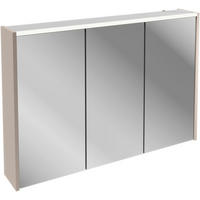 SPIEGELSCHRANK 100/68,3/16 cm  - Kaschmir/Silberfarben, MODERN, Glas/Holzwerkstoff (100/68,3/16cm) - Voleo