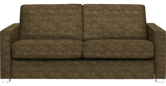 SCHLAFSOFA Webstoff Hellgrün  - Chromfarben/Hellgrün, KONVENTIONELL, Textil/Metall (188/86/97cm) - Novel