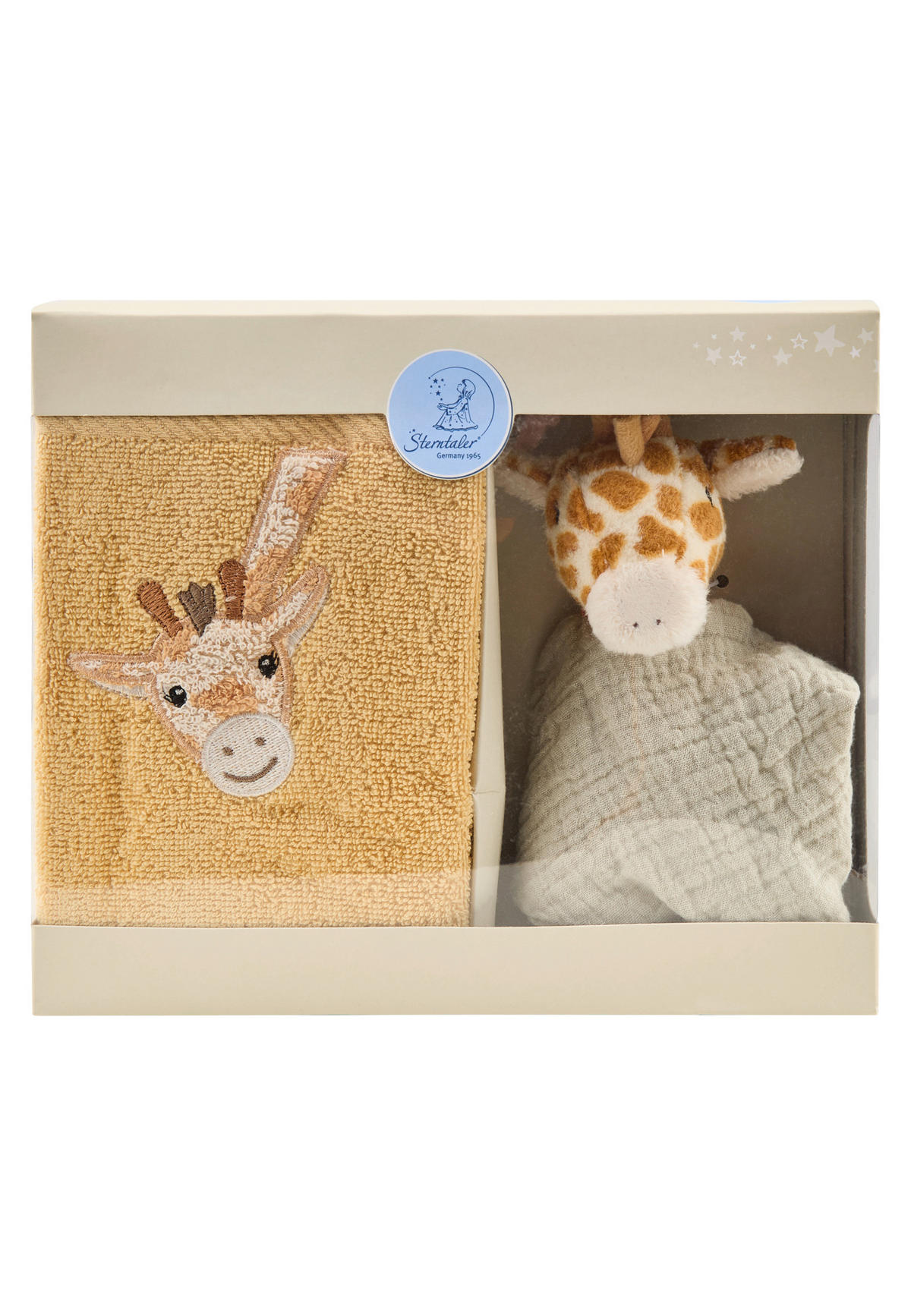 BABYGESCHENKSET 2-teilig Giraffe Kaya  - Multicolor, Basics, Textil (20/24/5cm) - Sterntaler