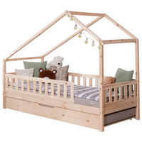 HAUSBETT 90/200 cm Naturfarben  - Naturfarben, Modern, Holz (90/200cm) - MID.YOU