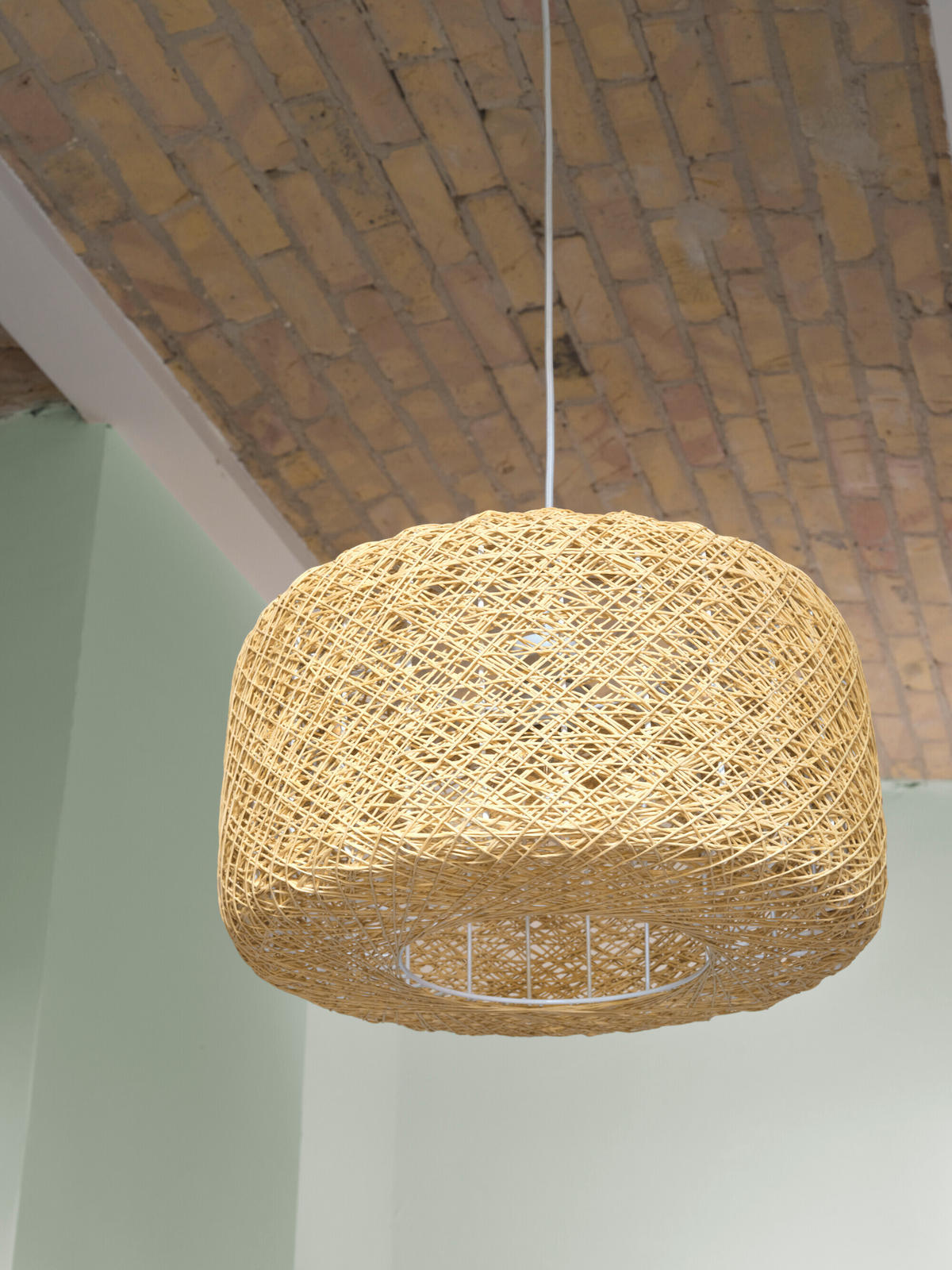 PENDELLEUCHTE 40/150 cm  - Beige, Natur, Papier/Metall (40/150cm) - Ledvance