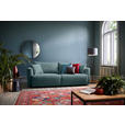 SCHLAFSOFA in Cord Blau  - Blau/Schwarz, Design, Kunststoff/Textil (250/92/105cm) - Carryhome