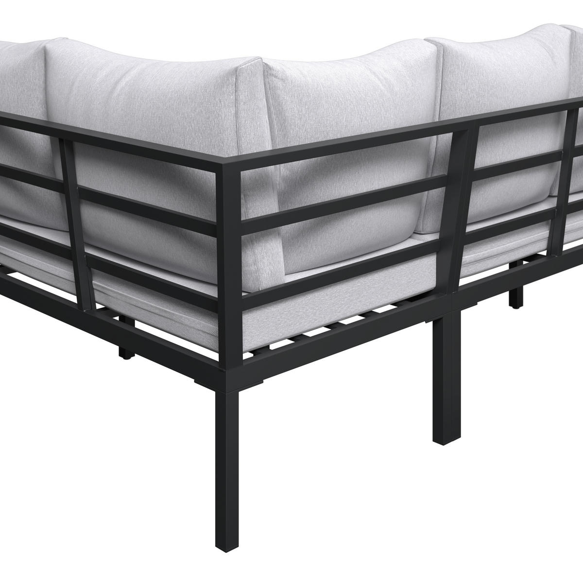 LOUNGE ÉTKEZŐGARNITÚRA  185/240 cm   - szürkésfehér/antracit, Modern, műanyag/textil (185/240cm) - Ambia Garden