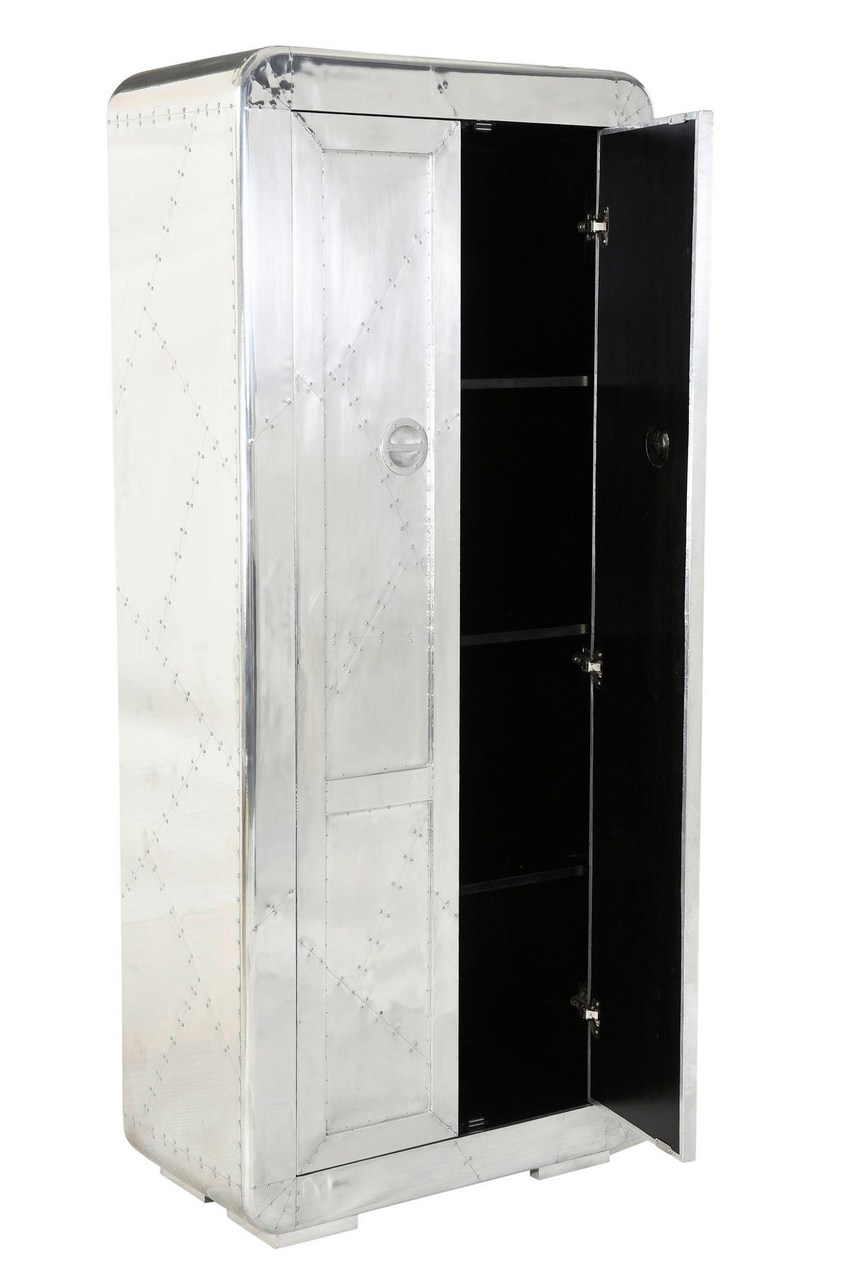 GARDEROBENSCHRANK  in 80/180/40 cm  - Silberfarben, Design, Holz/Holzwerkstoff (80/180/40cm) - MID.YOU