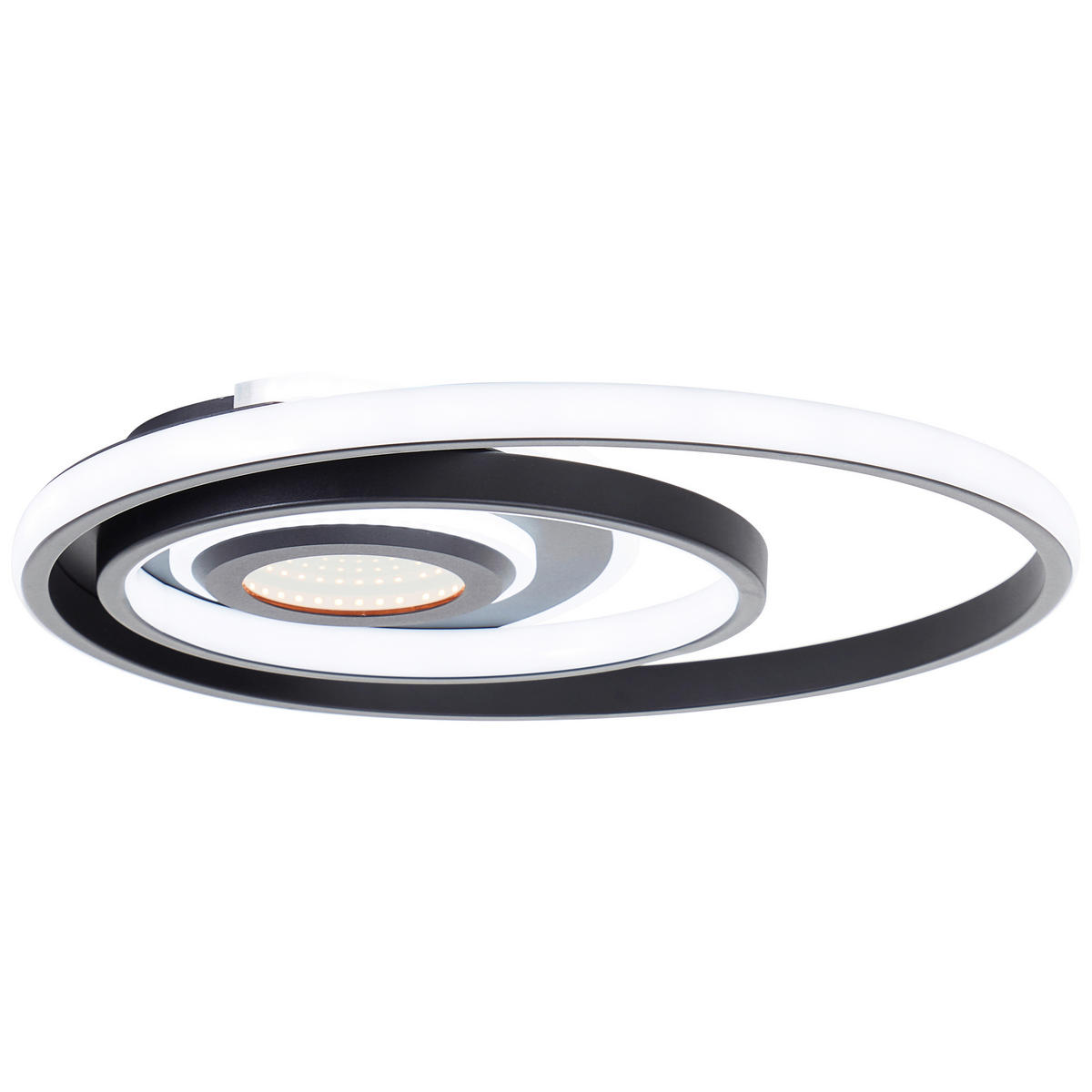 LED SVJETILJKA STROPNA  - crna, Design, metal/plastika (40,8/5,5/40,8cm)