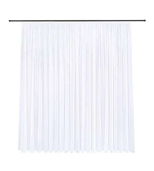 FERTIGSTORE  transparent  450/245 cm   - Weiß, Basics, Textil (450/245cm)