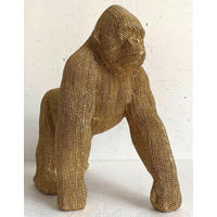 SCULPTURĂ - argintiu/auriu, Basics, plastic (29,5/16/28cm)