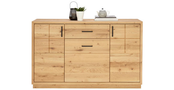 SIDEBOARD 140/88/40 cm  in Eichefarben, Wildeiche  - Wildeiche/Eichefarben, Natur, Holz/Holzwerkstoff (140/88/40cm) - Linea Natura