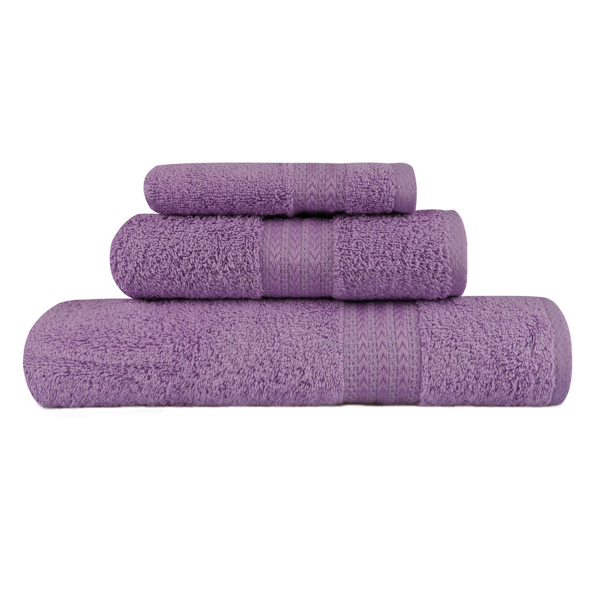 FROTTIERSET Flieder 3-teilig  - Flieder, Basics, Textil (30/50cm)
