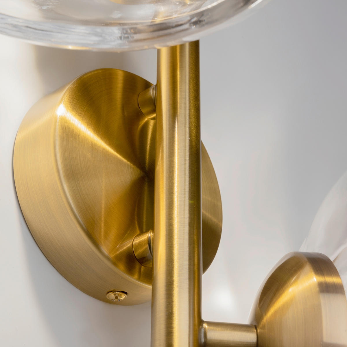 WANDLEUCHTE - Transparent/Messingfarben, Design, Metall (19,5/31,5/45cm) - MAYTONI