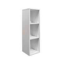 UNTERSTELLREGAL - Schwarz/Weiß, Basics, Holzwerkstoff/Kunststoff (25/89/25cm)