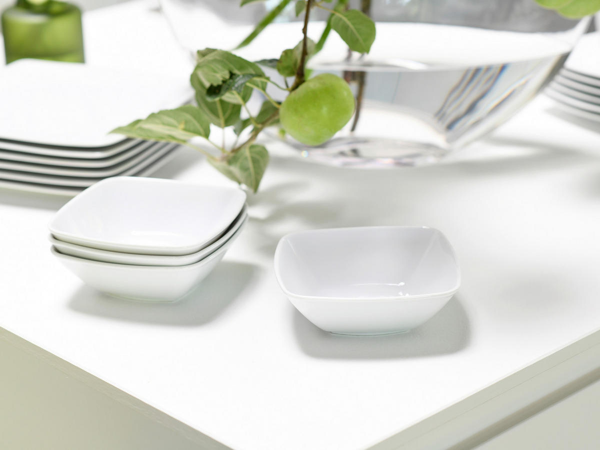 MÜSLISCHALENSET Victoria weiss 6-teilig  - Weiß, Basics, Keramik - Creatable