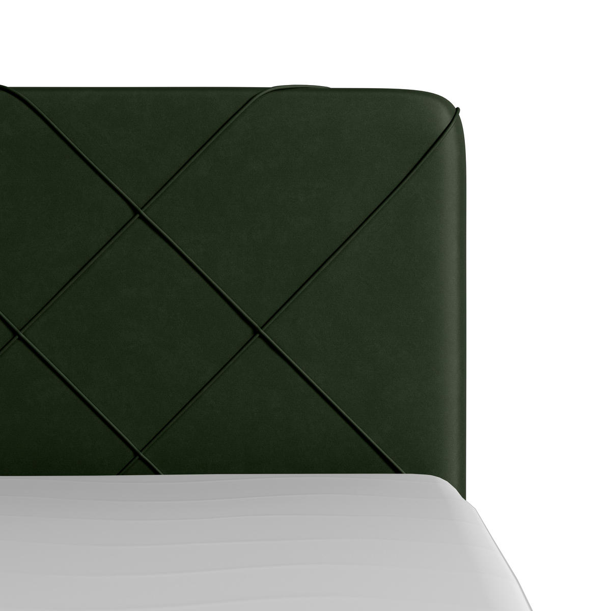 BOXSPRINGBETT 180/200 cm  in Grün  - Schwarz/Grün, Modern, Holz/Kunststoff (180/200cm) - MID.YOU