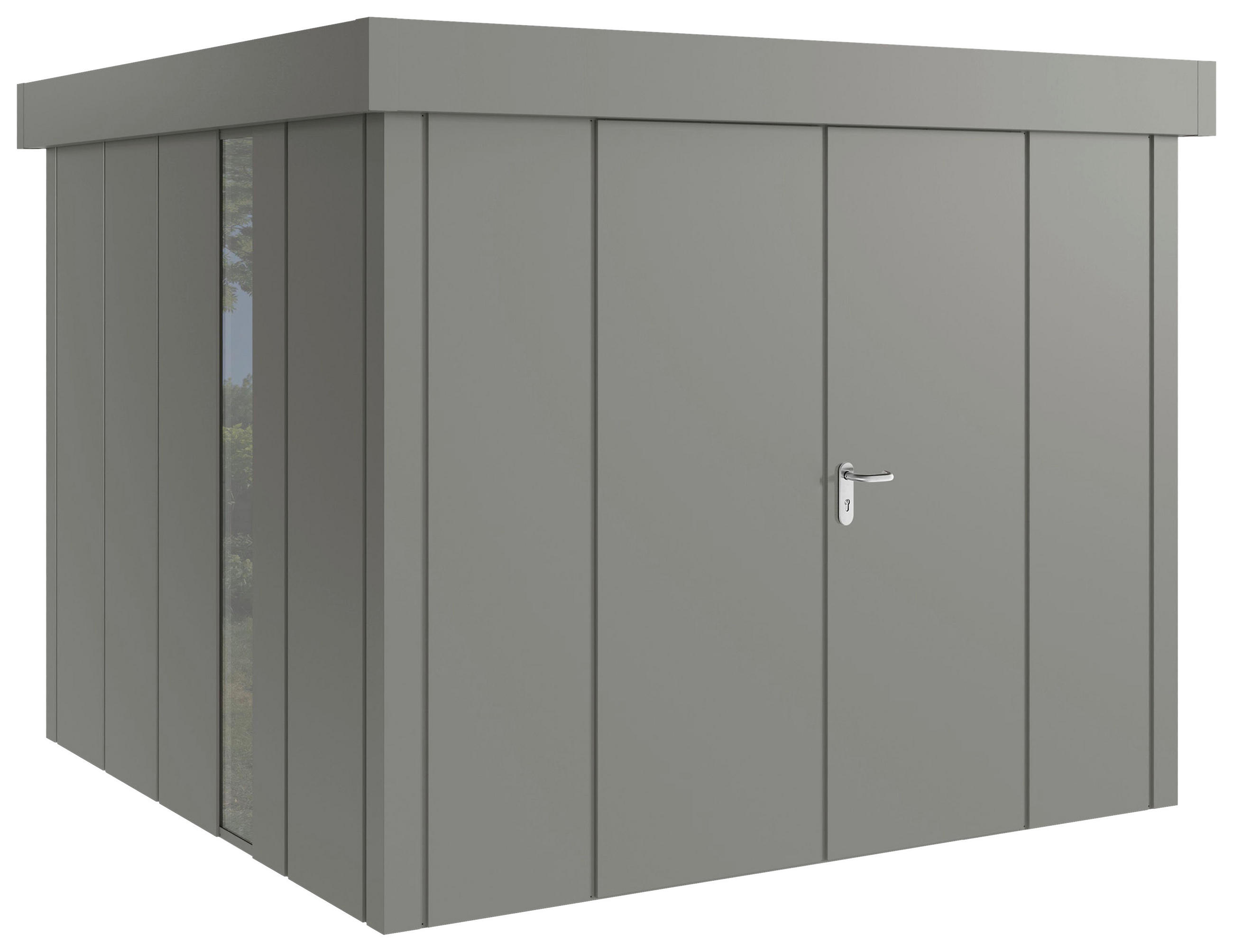 GERÄTEHAUS 229/220/277 cm  - Alufarben, Basics, Metall (229/220/277cm)