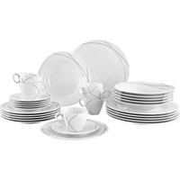 KOMBINOVANÝ SERVIS, 30-dielne, porcelán - biela, Konventionell, keramika - Seltmann Weiden