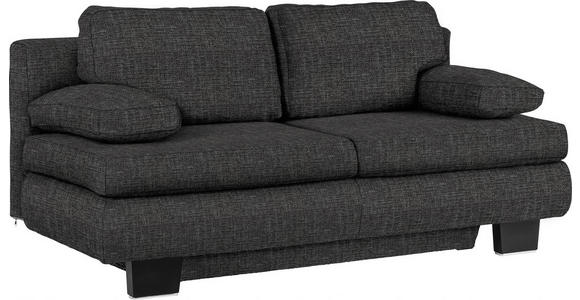 SCHLAFSOFA in Webstoff Anthrazit  - Wengefarben/Anthrazit, KONVENTIONELL, Holz/Textil (203/94/100cm) - Novel