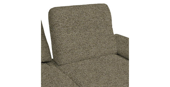 ECKSOFA in Chenille, Flachgewebe Grün  - Schwarz/Grün, Design, Textil/Metall (165/318cm) - Xora