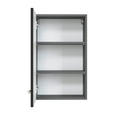 HÄNGESCHRANK 40/64/20 cm - Chromfarben/Graphitfarben, KONVENTIONELL, Holzwerkstoff/Metall (40/64/20cm) - Xora