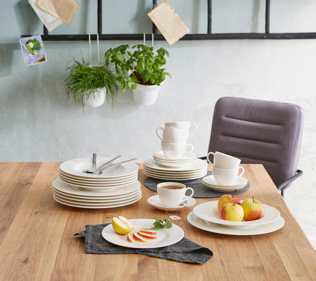 KOMBINOVANÝ SERVIS, 30-dielne, jemný porcelán (fine china) - Konventionell, keramika - Villeroy & Boch