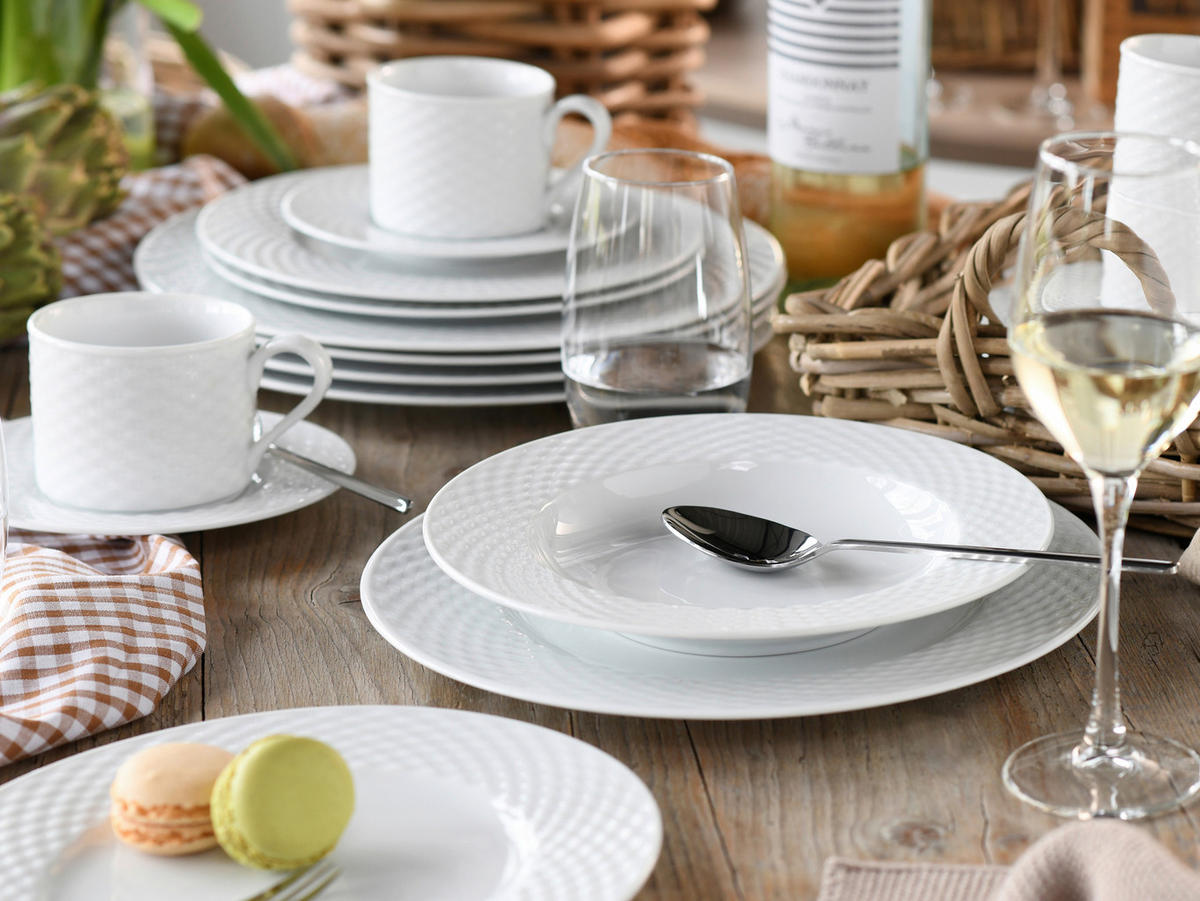 KOMBINIRANI SERVIS  Polo weiss  - bela, Basics, keramika - Creatable