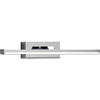 BADEZIMMER-WANDLEUCHTE Nala 30/9/4,5 cm   - Chromfarben, Basics, Kunststoff/Metall (30/9/4,5cm) - Fabas Luce