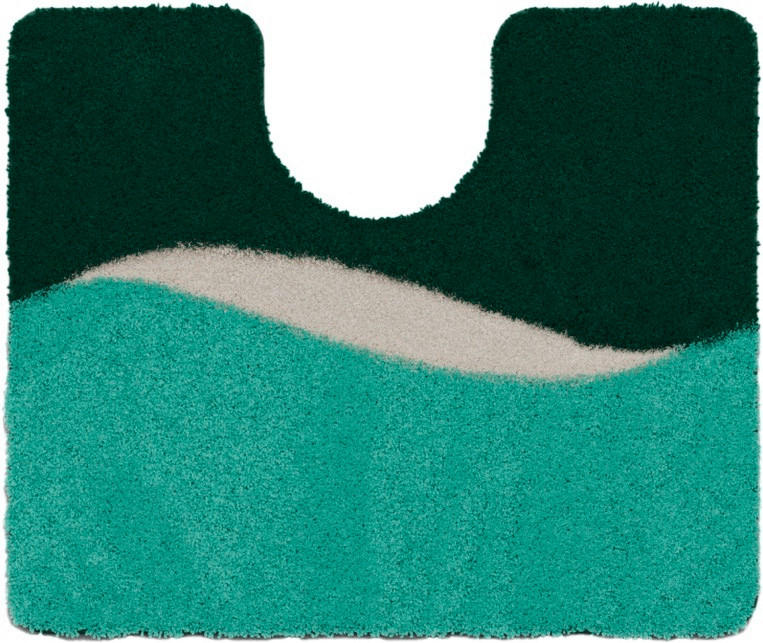 WC-VORLEGER Mintgrün 50/60 cm  - Mintgrün, Basics, Kunststoff/Textil (50/60cm) - Grund