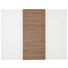 SCHWEBETÜRENSCHRANK in furniert Kernnussbaum Weiß, Nussbaumfarben - Nussbaumfarben/Weiß, Design, Holz/Holzwerkstoff (302/229,6/67,7cm) - Hülsta SCHWEBETÜRENSCHRANK in furniert Kernnussbaum Weiß, Nussbaumfarben - Nussbaumfarben/Weiß, Design, Holz/Holzwerkstoff (302/229,6/67,7cm) - Hülsta