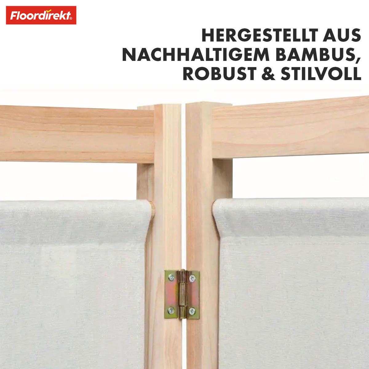 TRENNWAND - Naturfarben, Basics, Holz (120/170/1,5cm) - Floordirekt