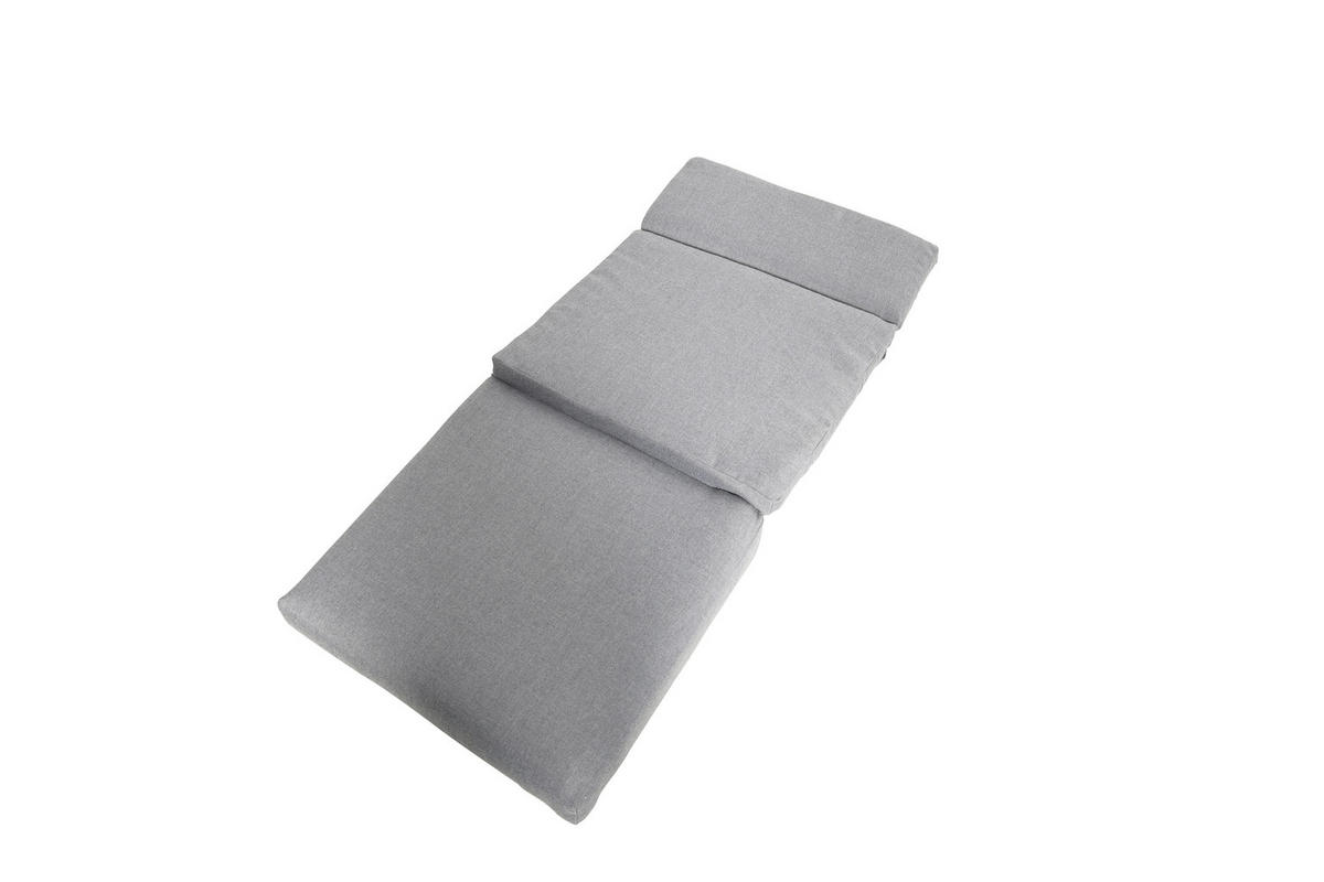 GARTENSESSEL Aluminium Grau  - Grau, Design, Textil/Metall (56,5/105/69,5cm) - Ambia Garden