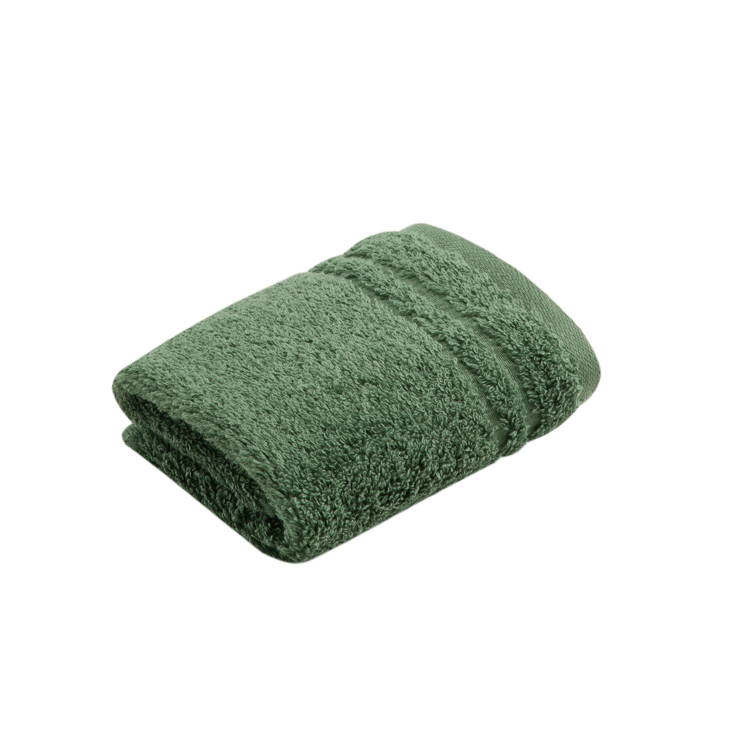 Vossen Seiftuch Vienna Style Supersoft NOS Vossen Wäsche Grün 30x30 cm