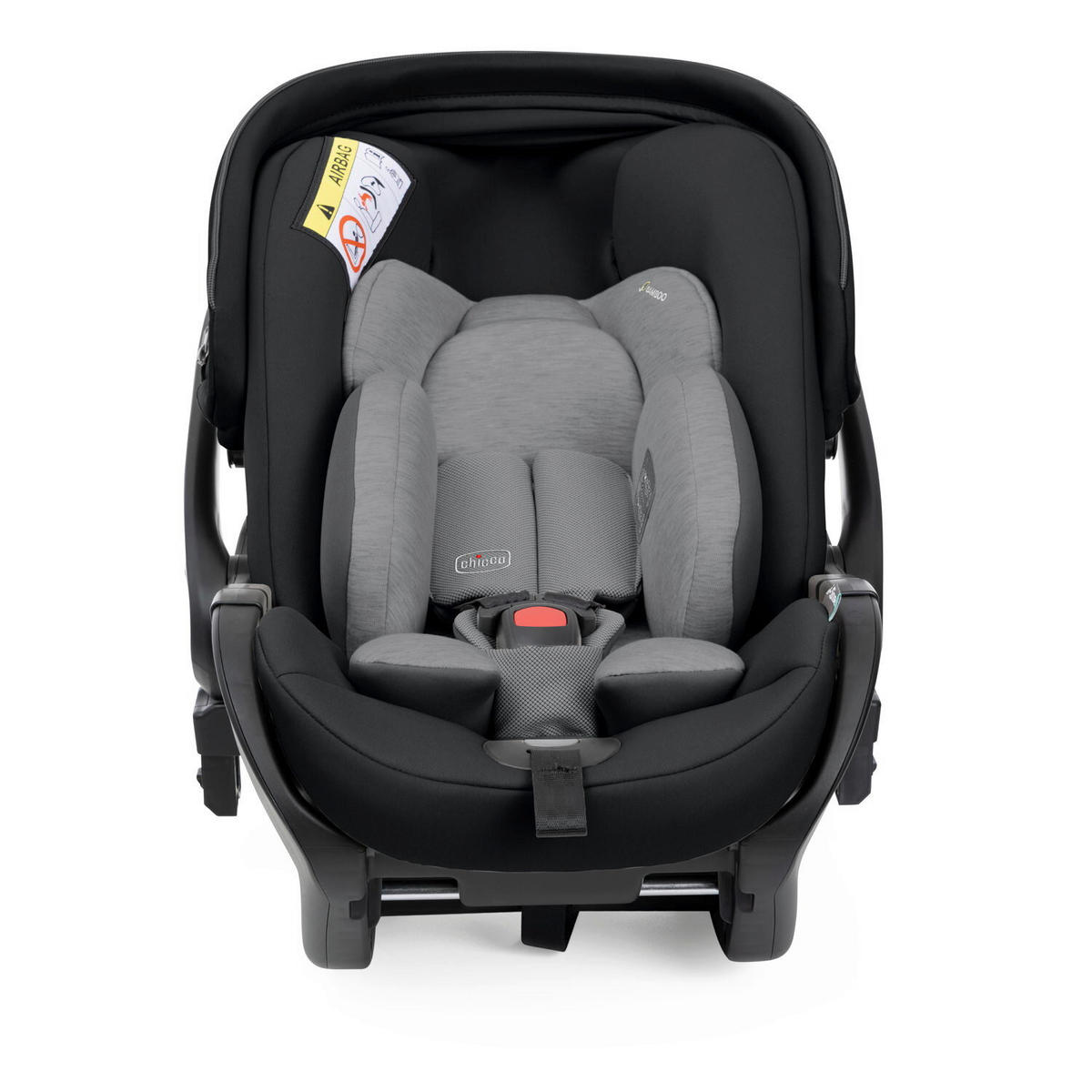 KINDERAUTOSITZ First Seat Recline I-Size   - Dunkelgrau/Hellgrau, Basics, Textil (44/58/60/65cm) - Chicco