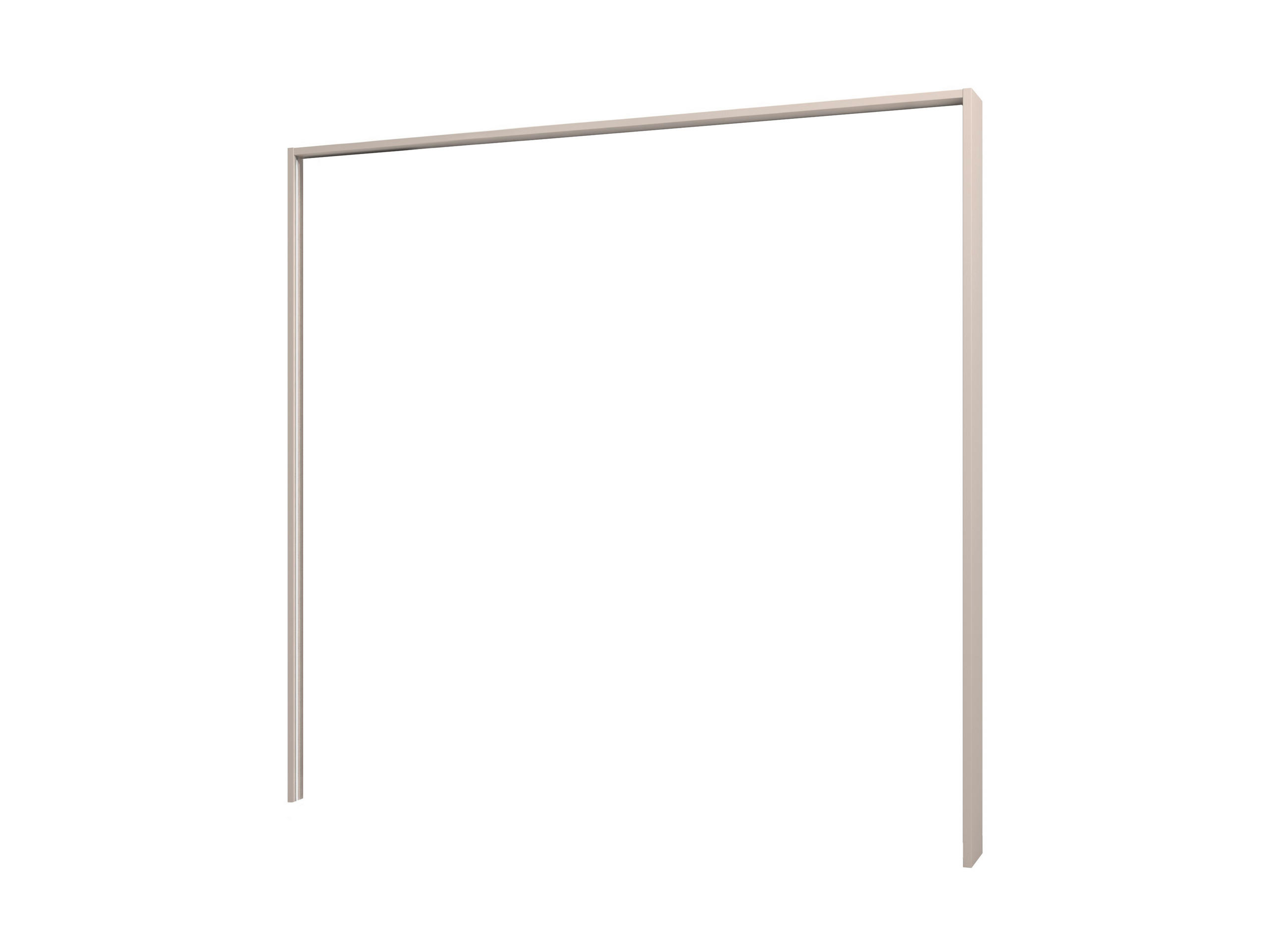 PASPARTOVÝ RÁM, kašmírová, 230/221/18,5 cm - kašmírová, Konventionell, kompozitné drevo (230/221/18,5cm) - Xora