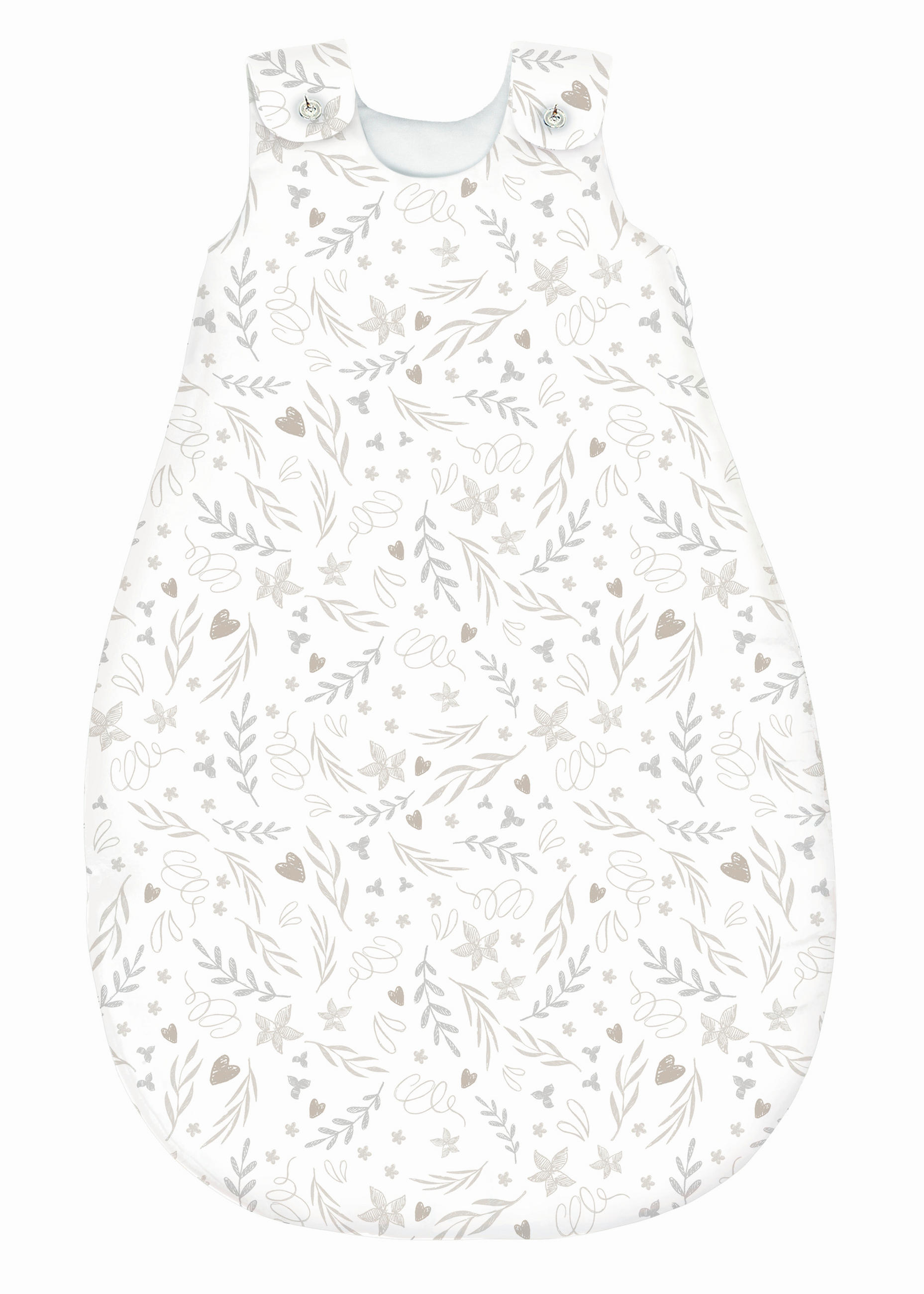 BABYSCHLAFSACK Avelia    56/62   - Taupe, Basics, Textil (56/62null) - Avelia
