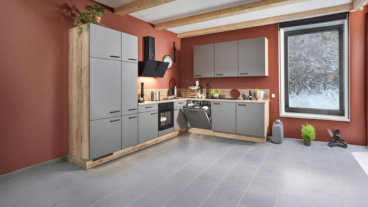 INBYGGNADSKÖK   - Basics, trämaterial - Celina