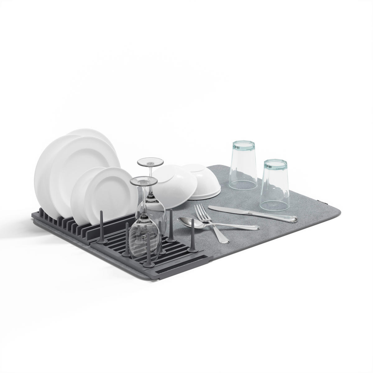 ODCEJALNIK POSODE   47/17/9 cm                  - siva, Basics, tekstil (47/17/9cm) - Umbra