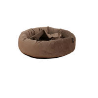 HUNDEBETT - Taupe, KONVENTIONELL, Textil (90/90/18cm)