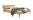 BETT Eiche massiv 90/200 cm Eiche Bianco  - Eiche Bianco/Eichefarben, Design, Holz (90/200cm) - Hasena