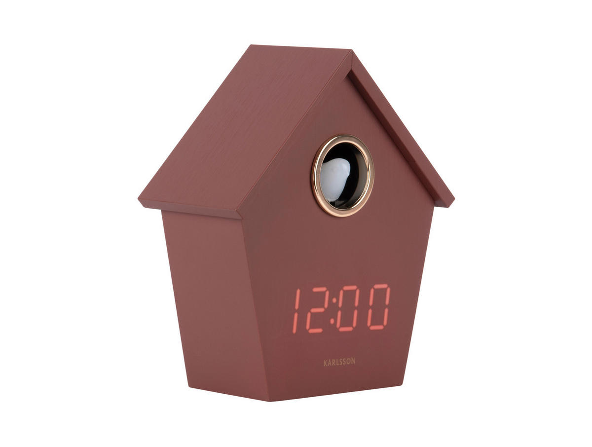 WECKER Terracotta 13/15/7 cm  - Terracotta, Basics, Holzwerkstoff (13/15/7cm) - Karlsson
