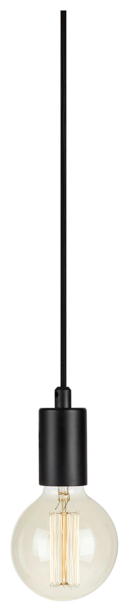 PENDELLEUCHTE 4,3/8,7 cm   - Schwarz, Basics, Metall (4,3/8,7cm) - Markslöjd