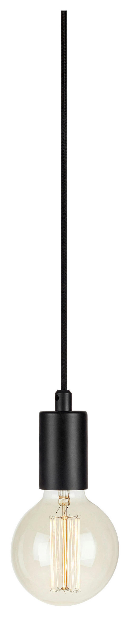 PENDELLEUCHTE 4,3/8,7 cm   - Schwarz, Basics, Metall (4,3/8,7cm) - Markslöjd