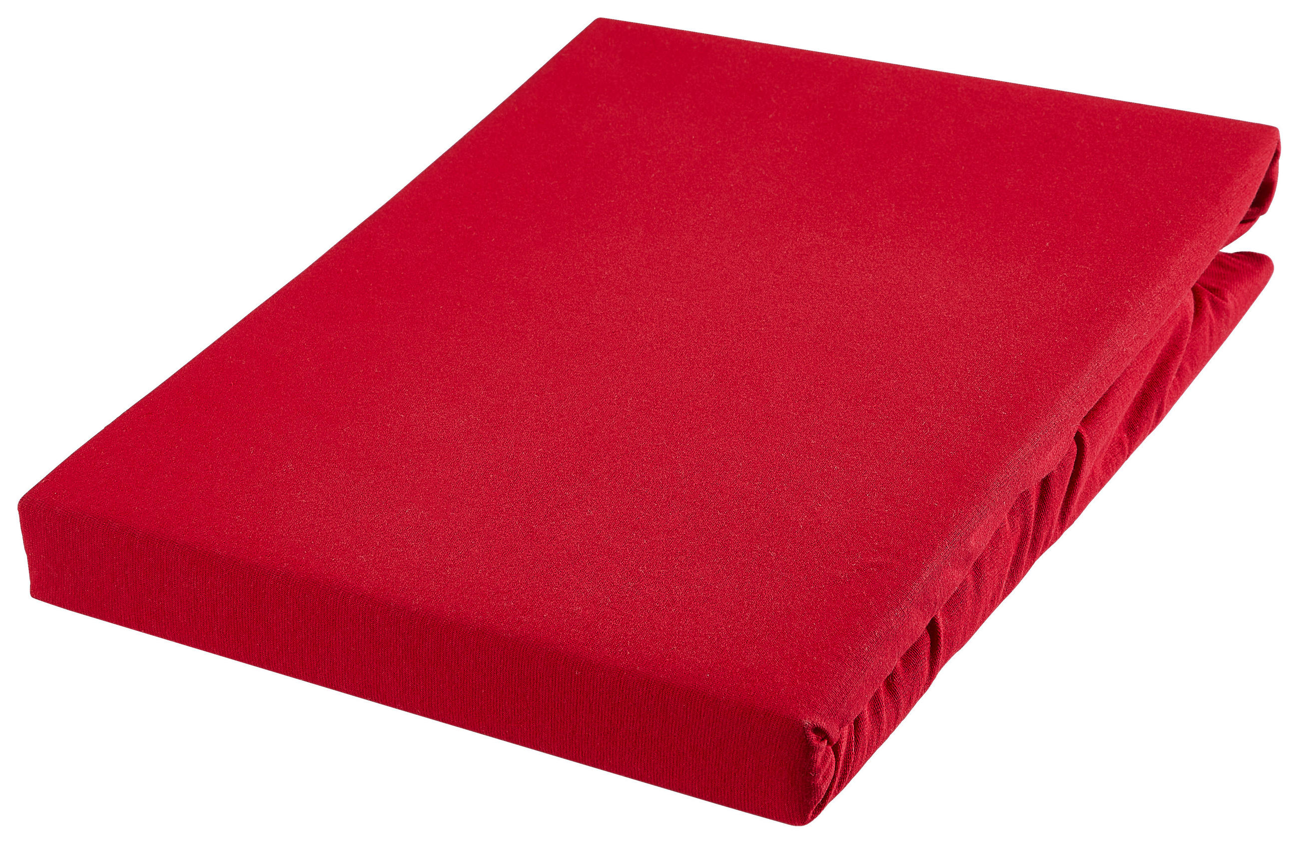 SPANNBETTTUCH Jersey - Beere, Basics, Textil (90-100/200-220cm) - Novel