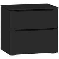 NACHTKÄSTCHEN 45/42/43 cm  in Schwarz  - Schwarz, Design, Holzwerkstoff/Kunststoff (45/42/43cm) - Jutzler