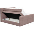 BOXSPRINGBETT 180/200 cm  in Altrosa  - Altrosa, KONVENTIONELL, Textil (180/200cm) - Carryhome