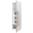 VITRINE in Weiß, Eichefarben - Eichefarben/Weiß, Design, Glas/Holzwerkstoff (60/207/37cm) - Novel VITRINE in Weiß, Eichefarben - Eichefarben/Weiß, Design, Glas/Holzwerkstoff (60/207/37cm) - Novel