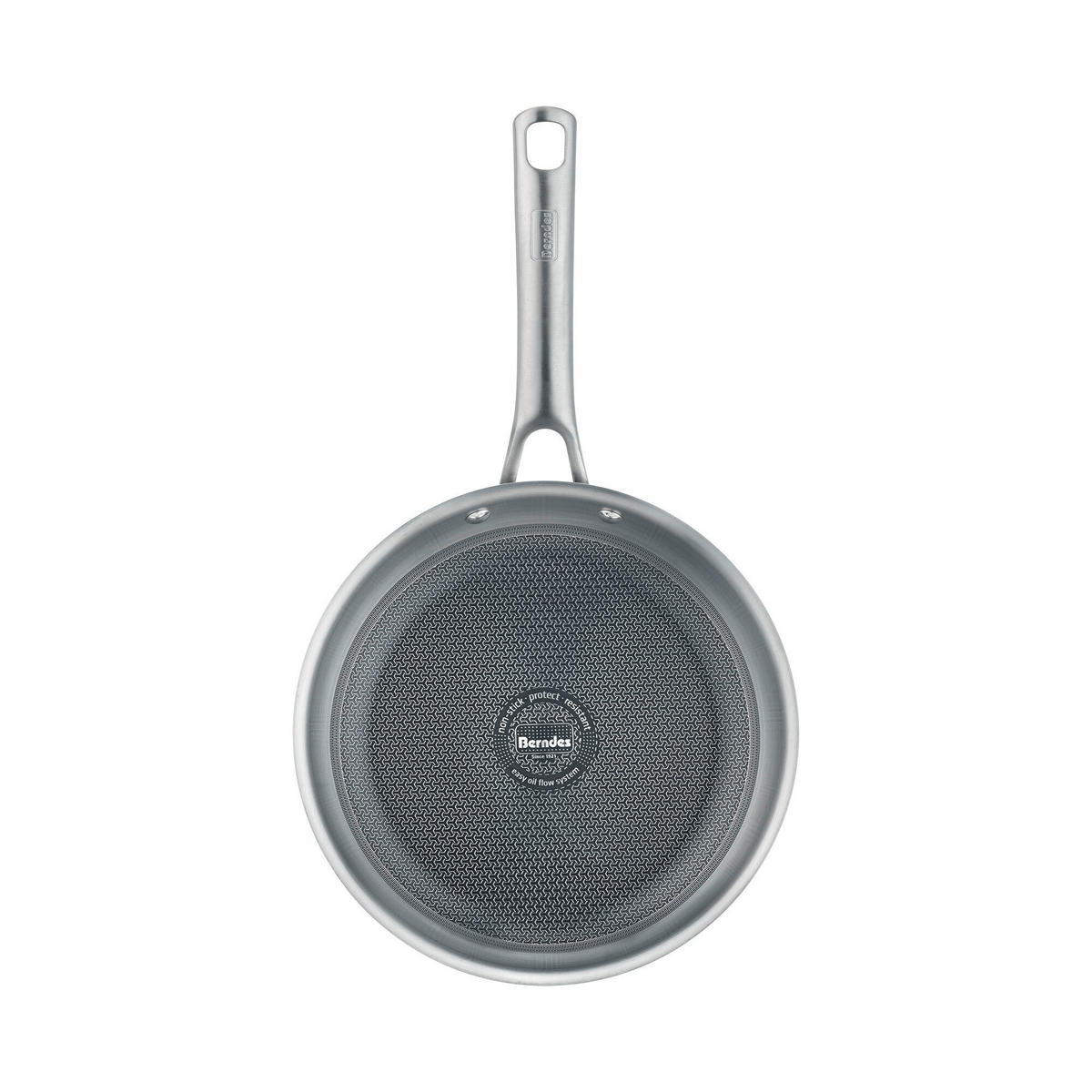 SÜTŐSERPENYŐ 24 cm  - krómszínű, Basics, fém (24cm) - Berndes