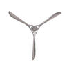 WANDDEKO  - Silberfarben, Konventionell, Metall (85/85/10cm) - Livetastic