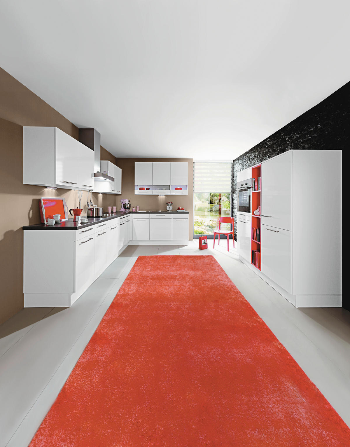 EINBAUKÜCHE   - Design, Holzwerkstoff - Novel